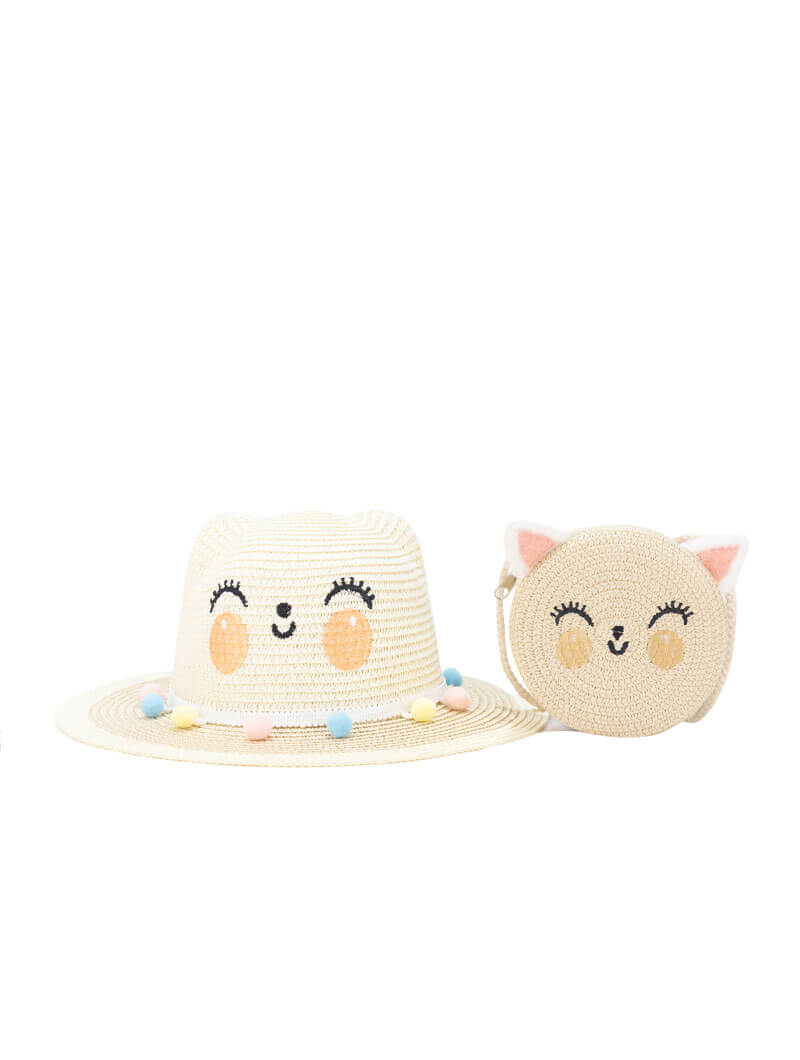 Ensemble chapeau et sac